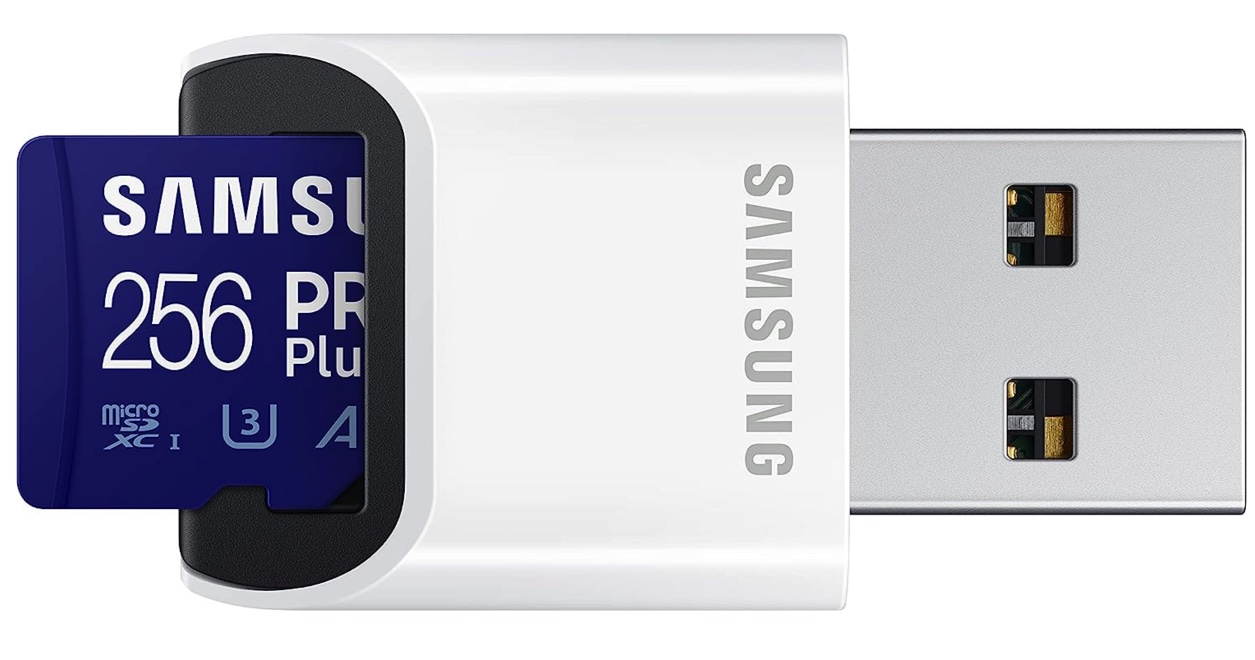 Samsung PRO Plus microSD Speicherkarte mit 256 GB inkl. USB-Kartenleser für nur 33,99€ bei Prime-Versand