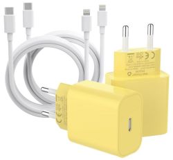 20W USB C Ladegerät mit Lightning Ladekabel im 4er Pack für nur 12,99€ (statt 25,99€)