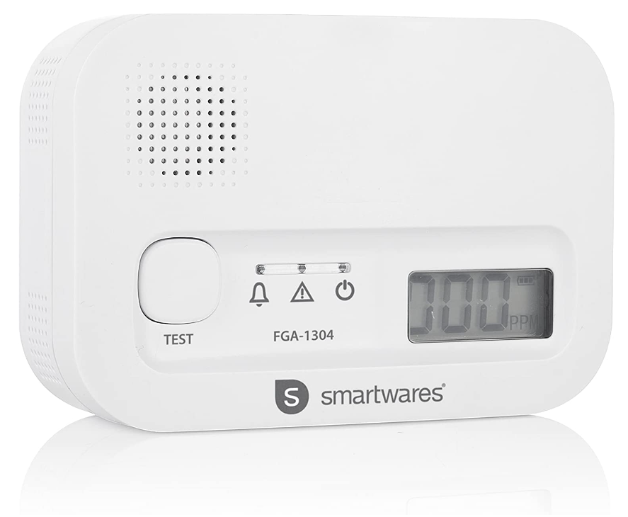 Smartwares FGA-13041 Kohlenmonoxid-Melder mit Display und Testknopf für nur 17,59€ bei Prime inkl. Versand