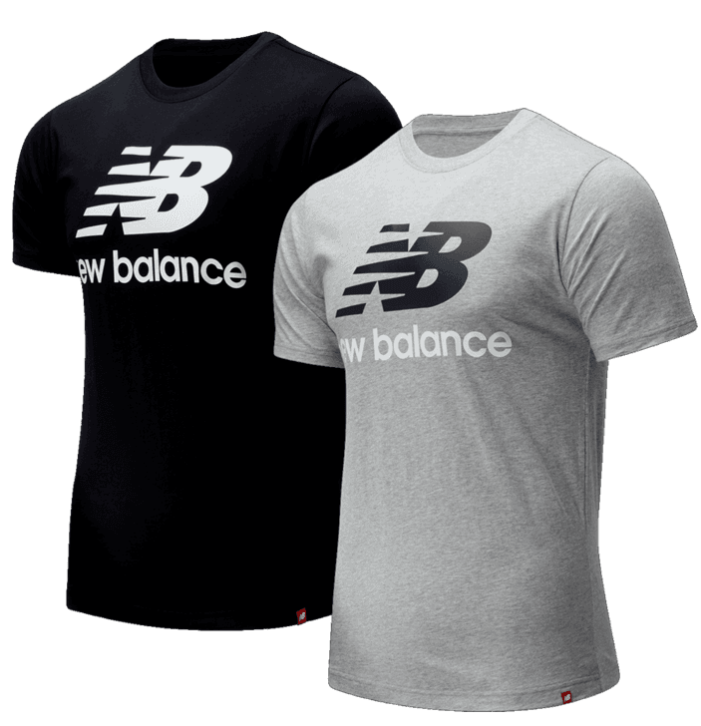 2er Pack New Balance Shirt Essential Stacked Logo für nur 29,98€ inkl. Versand