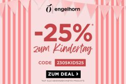 Engelhorn: -25% auf Kidswear zum Internationalen Kindertag