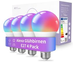 4er-Pack Alexa Glühbirnen E27 für nur 20,49€ (statt 40,99€)