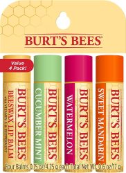 Burt’s Bees natürlicher Lippenbalsam im 4er-Pack für 6,28€ (statt 10€) im Spar-Abo