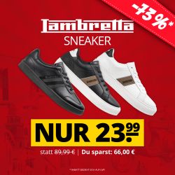 Lambretta Set Sneaker in 3 verschiedenen Farben für nur 27,94€ (statt 65,47€)