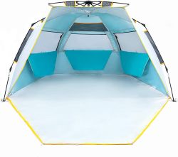 WolfWise Schnellaufbau Strandmuschel für 3-4 Personen für 59,49€ (statt 69,99€)