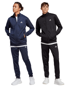 Adidas Linear Trainingsanzug in Dunkelblau und Schwarz für 39,99€ (statt 48,99€)