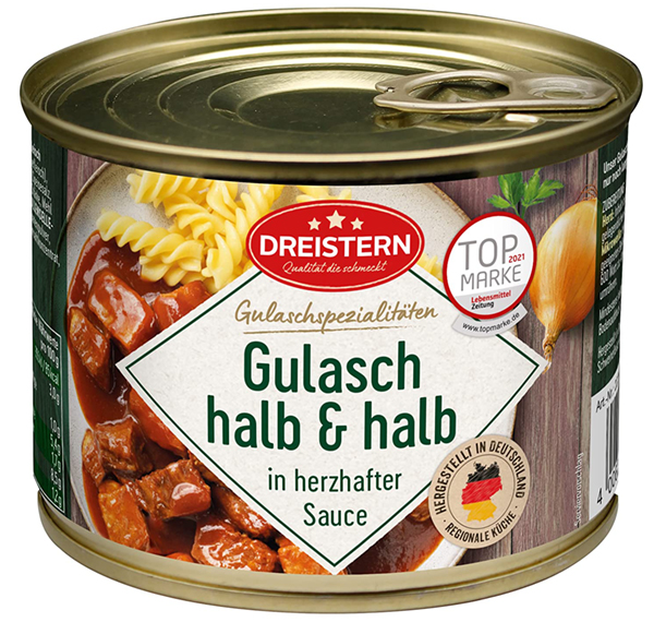 Dreistern Gulasch Halb & Halb (500 G, Rind & Schwein) Ab Nur 3,37 ...