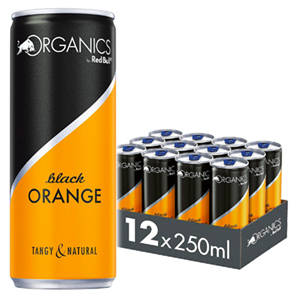 12 x 250 ml Organics by Red Bull Black Orange für nur 10,64€ + 3€ Pfand (statt 16,68€) – Prime Spar-Abo