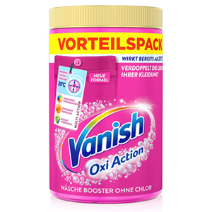 1,65 kg Vanish Oxi Action Pulver Pink Fleckenentferner für nur 7,83€ – Prime Spar-Abo