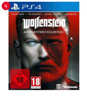 Wolfenstein Alternativwelt-Kollektion PlayStation 4 für nur 22,94€ inkl. Versand