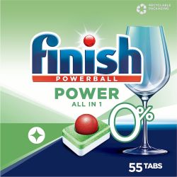 Finish 0% All in 1 Spülmaschinentabs im 55er Pack für 5,87€ (statt 9,99€) im Spar-Abo