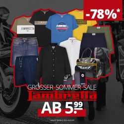 Bis zu -78% auf Lambretta im Großen Sommer Sale auf SportSpar