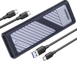 Wieder da: UGREEN SSD Gehäuse mit Kühlkissen für NVMe PCIe SSD M-Key/ M&B Key für 17,79€ (statt 22,79€)