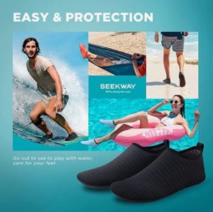 Perfekt für den Badeurlaub: SEEKWAY Wasserschuhe (Damen/ Herren, rutschfest) für nur 11,54€ inkl. Versand