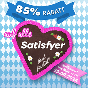 Bis zu 85% Rabatt auf alle Satisfyer Produkte im Eis.de Onlineshop