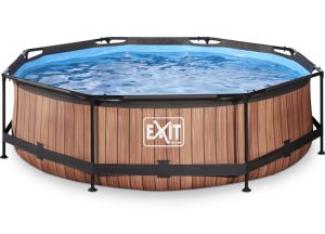 EXIT Frame Pool ø300x76cm in Holzoptik nur 80,99€