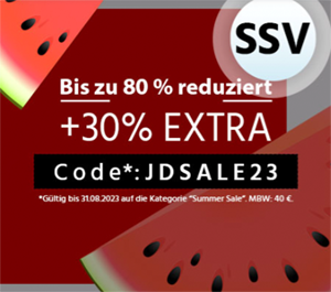 30% Extra-Rabatt auf über 1.800 Sale-Artikel bei Jeans Direct (MBW: 40€) + gratis Versand!