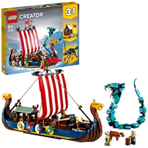 LEGO 31132 Creator 3in1 Wikingerschiff mit Midgardschlange für nur 74,90€ (statt 88€)
