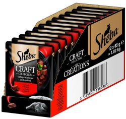 12er Pack Sheba Craft Collection Edles Nassfutter für Katzen im Spar Abo für nur 6,24€ (statt 7,80€)