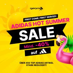 Mind. -40% im Adidas Hot Summer Sale auf Geomix!