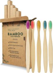 GeekerChip Bambus Zahnbürsten 5 Stück für 2,99€ (statt 4,99€)