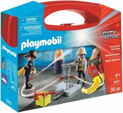 PLAYMOBIL 5651 City Action Mitnehm-Feuerwehrset mit funktionsfähiger Wasserpumpe für 10,17€ (statt 15€)