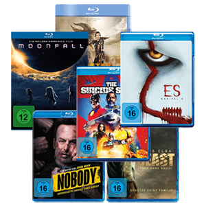 Amazon-Deal: 6 DVDs oder Blu-rays für nur 30€ – über 1.000 verschiedene Filme