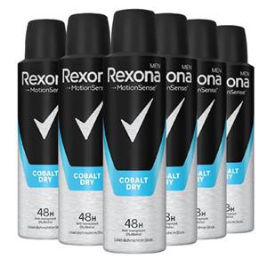 6er-Pack Rexona Men MotionSense Cobalt Dry Deo Spray für nur 10,15€ (statt 11,94) – Prime Spar-Abo