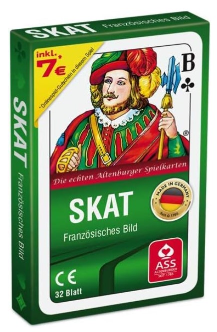 ASS Skat Kartenspiel (franz. Bild, Faltschachtel) für nur 0,99€