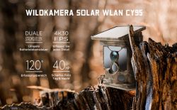 CEYOMUR Solar Wildkamera für nur 105,50€ (statt 119€)