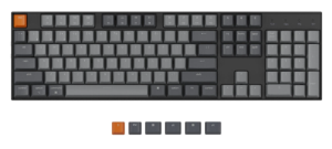 Keychron K10 mechanische Tastatur (Full Size Format, weiße LED, Bluetooth) für nur 76,98€ inkl. Versand