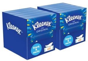 Kleenex The Original Box Taschentücher 24 Boxen mit je 72 Tüchern für 30,90€ (statt 38,16€)