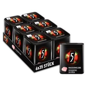 5GUM Wassermelone Kaugummi-Dragees für 11,47€ (statt 18,82€) im Spar-Abo