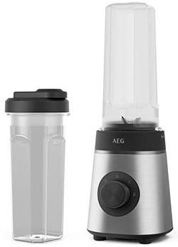 AEG MiniMixer SB4-1-4ST Standmixer (350 W, 23.000 U/Min, 600 ml Trinkflaschen) für nur 24,95€