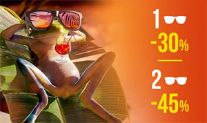 Top! Bis zu 45% Extra-Rabatt auf Sonnenbrillen bei Hawkers