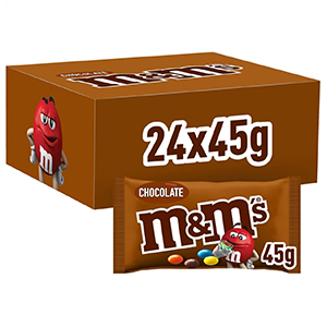 24x 45g M&M’S Chocolate Schokolinsen ab nur 10,19€ (statt 14€) – Prime