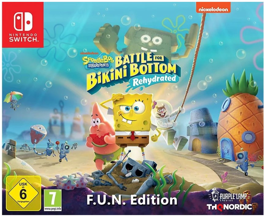 Spongebob SquarePants: Battle for Bikini Bottom – Rehydrated F.U.N. Edition [Switch] für nur 59,99€ inkl. Versand (statt 208€)