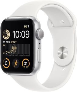 Apple Watch SE (2. Generation) mit Aluminiumgehäuse in Silber und GPS für 269€ (statt 299€)