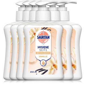 Sagrotan Handseife Vanille und Cashmere 6 x 250ml für 7,64€ (statt 11,94€)