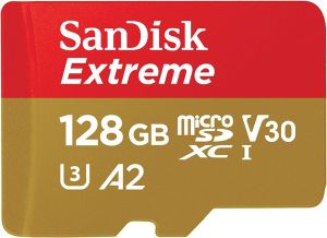 SanDisk Extreme 128GB microSDXC  inkl. Adapter für 13,79€ (statt 16,77€) – Prime