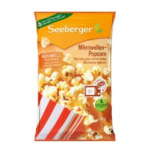 Seeberger Karamell Mikrowellen-Popcorn 24x90g für 15,57€ (statt 20€) im Spar-Abo