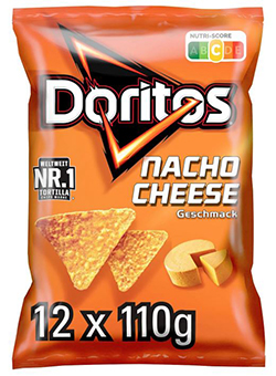 12er Pack Doritos Nacho Cheese Tortilla Nachos (12x 110g) für nur 12,14€ im Spar Abo