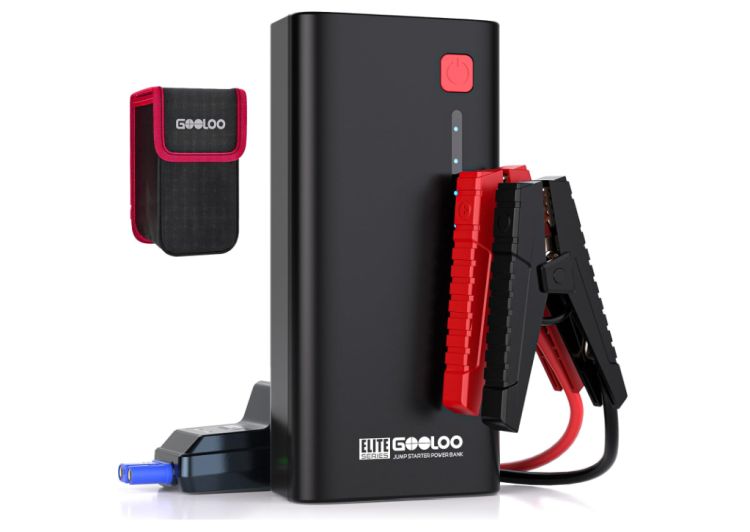 GOOLOO ‎Epower-337 Starthilfe Powerbank mit 2000A und USB-Schnellladung für  48,96€ 
