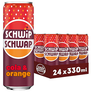 Schwip Schwap Cola-Erfrischungsgetränk mit Orange 24 x 0,33L für 13,49€ im Spar-Abo