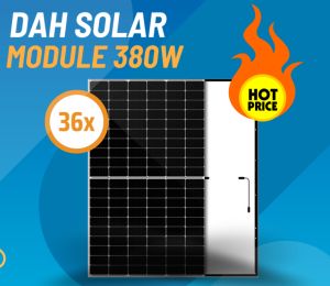 Kracher: 36x DAH Solar – Halbzellenmodule 390W (Mono Perc DHM 60L9) für 2.390€