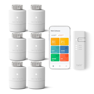 tado° BASIC Heizkörper Starter Kit V3+ mit 6 Thermostaten & Bridge für 269,95€ (statt 348€)