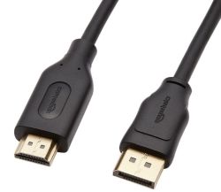 DisplayPort auf HDMI 1,8m Verbindungskabel mit vergoldeten Steckern für nur 9,82€ (statt 11,32€)