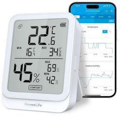 GoveeLife Digitales Thermometer Hygrometer für Innen mit App für nur 10,57€ (statt 16,99€)