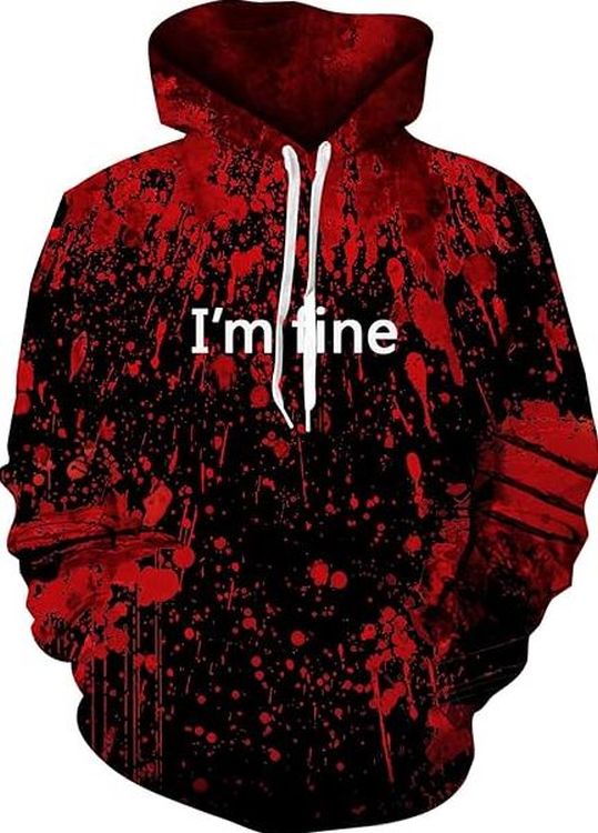 Pricedrop NEWISTAR 3D Druck Hoodie mit Taschen Gr. S Xl f r nur