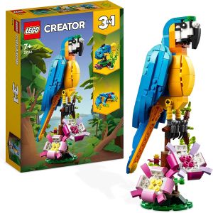 LEGO 31136 Creator 3in1 Exotischer Papagei, Frosch und Fisch für 17,99€ (statt 19€)